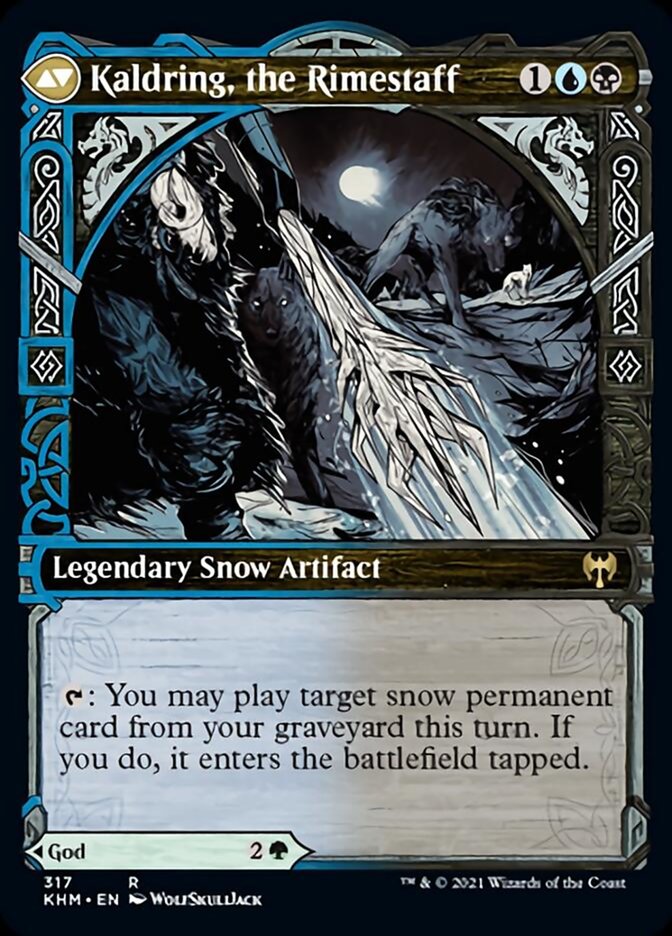 Jorn, God of Winter // Kaldring, the Rimestaff (Showcase) [Kaldheim] | Gamers Paradise