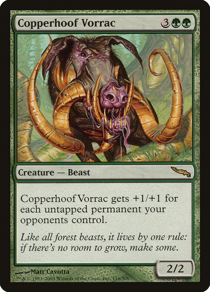 Copperhoof Vorrac [Mirrodin] | Gamers Paradise