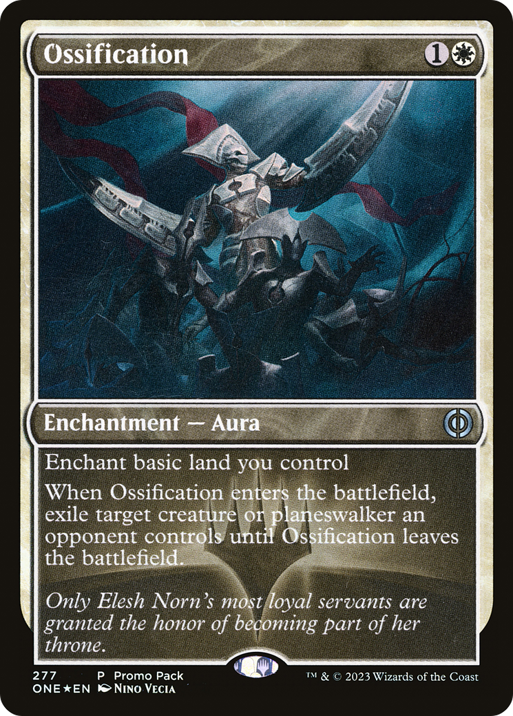 Ossification (Promo Pack) [Phyrexia: All Will Be One Promos] | Gamers Paradise