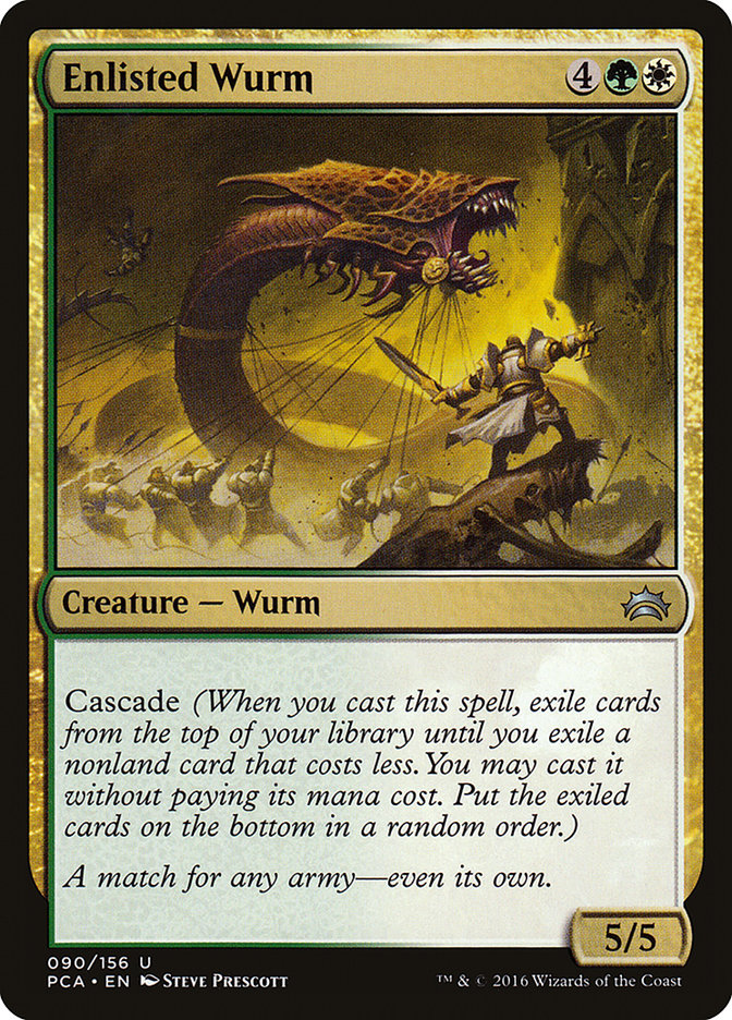 Enlisted Wurm [Planechase Anthology] | Gamers Paradise