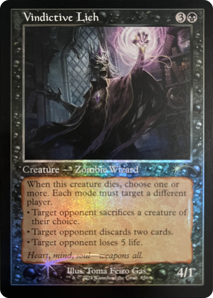 Vindictive Lich (Retro Frame) [Secret Lair Drop Series] | Gamers Paradise