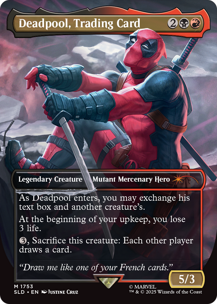 Deadpool, Trading Card [Secret Lair Drop Series] | Gamers Paradise