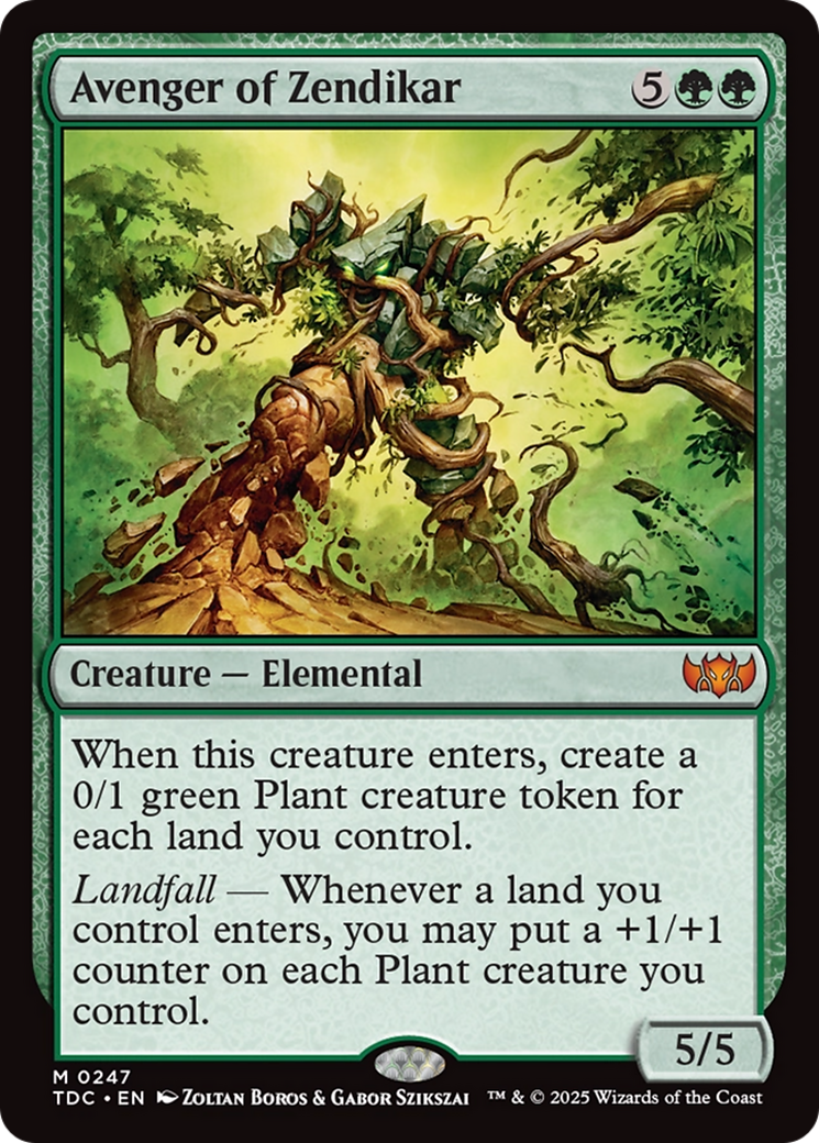 Avenger of Zendikar [Tarkir: Dragonstorm Commander] | Gamers Paradise