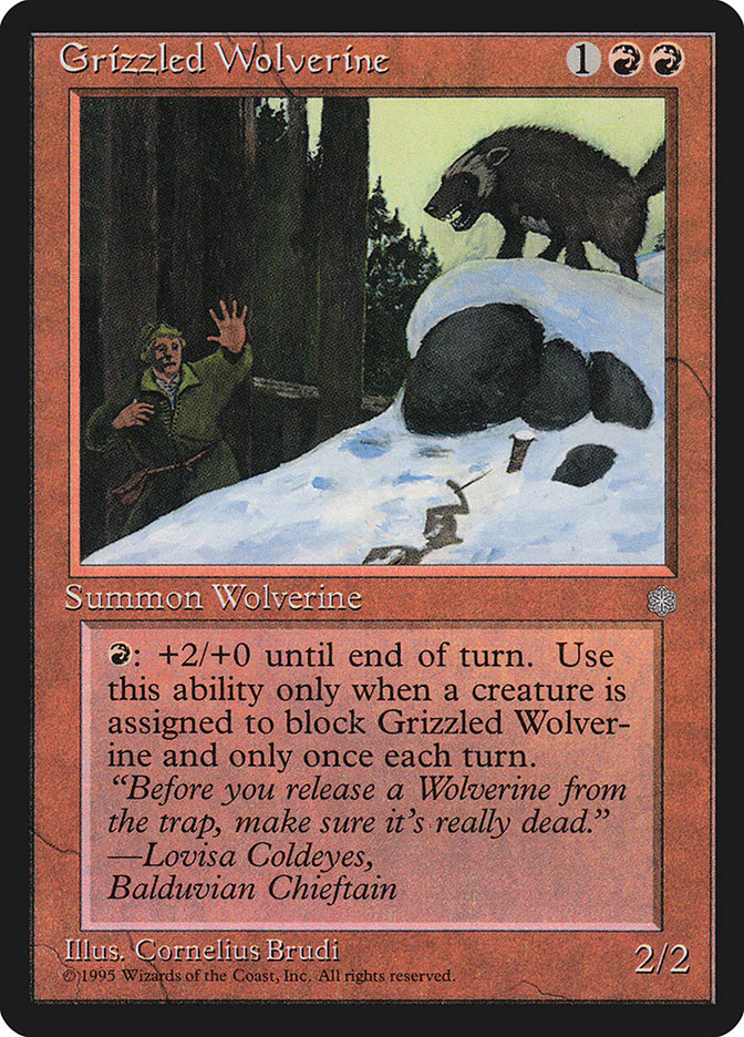 Grizzled Wolverine [Ice Age] | Gamers Paradise