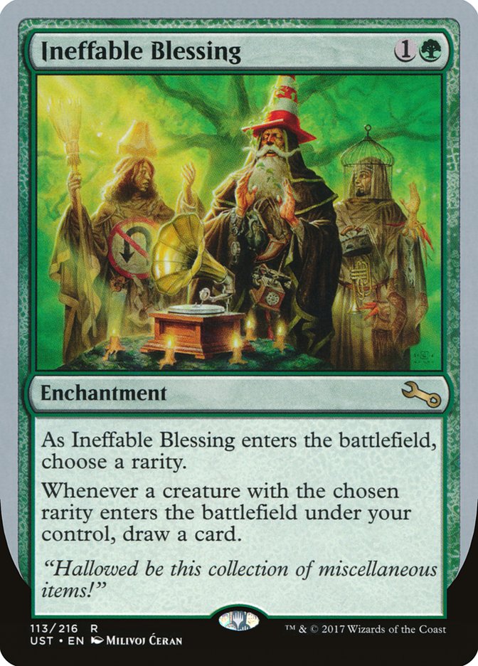 Ineffable Blessing ("choose a rarity") [Unstable] | Gamers Paradise
