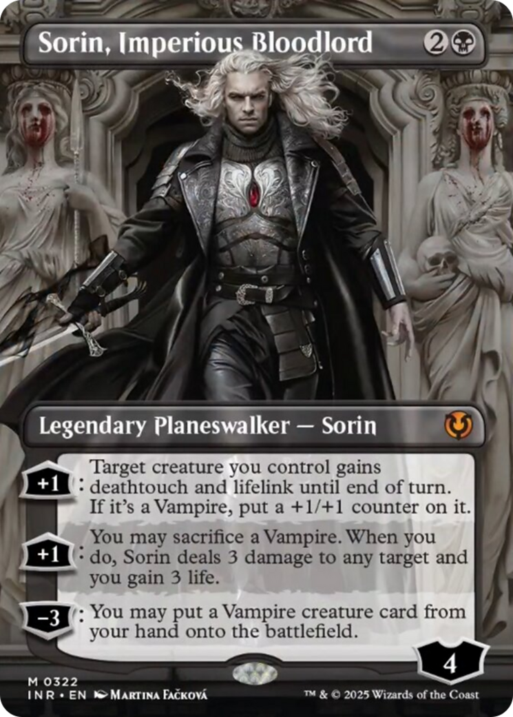 Sorin, Imperious Bloodlord (Borderless) [Innistrad Remastered] | Gamers Paradise