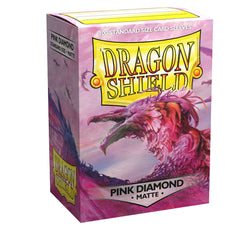 Dragon Shield: Standard 100ct Sleeves - Pink Diamond (Matte) | Gamers Paradise