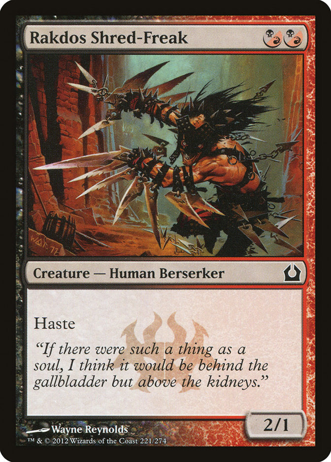 Rakdos Shred-Freak [Return to Ravnica] | Gamers Paradise