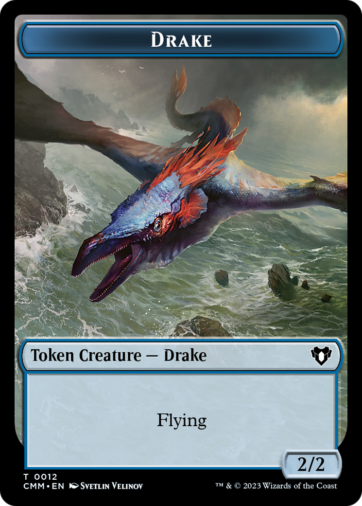 Drake Token [Commander Masters Tokens] | Gamers Paradise