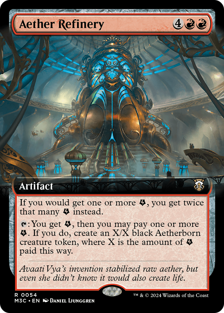 Aether Refinery (Extended Art) [Modern Horizons 3 Commander] | Gamers Paradise