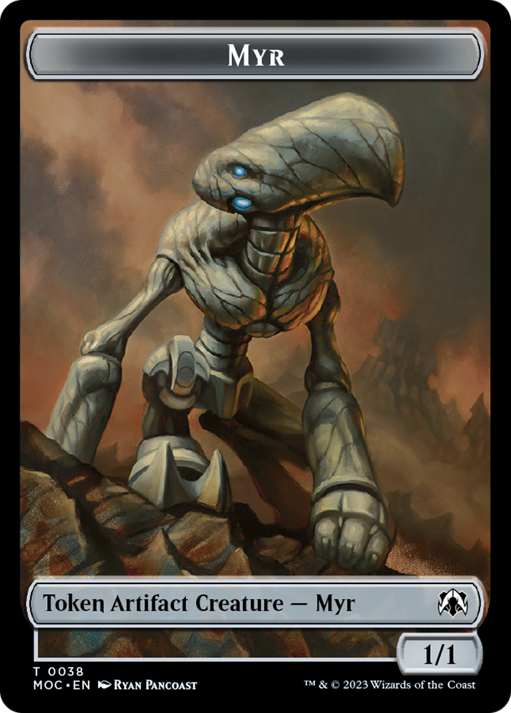 Phyrexian Germ // Myr Double-Sided Token [March of the Machine Commander Tokens] | Gamers Paradise