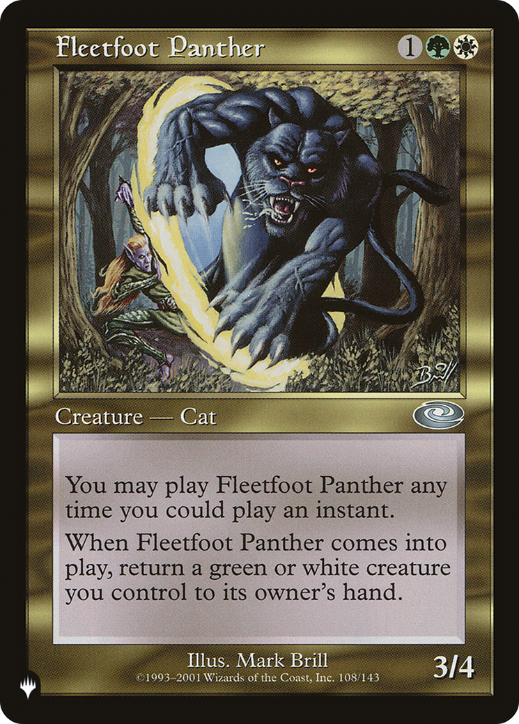 Fleetfoot Panther [The List] | Gamers Paradise