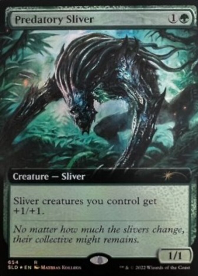 Predatory Sliver (Extended Art) [Secret Lair Drop Promos] | Gamers Paradise