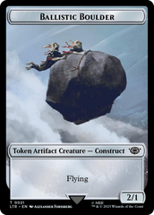 Ballistic Boulder // Food (0024) Double-Sided Token (Surge Foil) [The Lord of the Rings: Tales of Middle-Earth Tokens] | Gamers Paradise