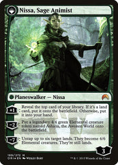 Nissa, Vastwood Seer // Nissa, Sage Animist [Magic Origins Prerelease Promos] | Gamers Paradise
