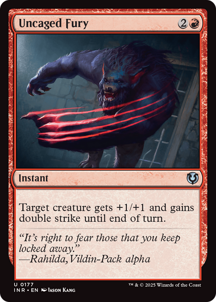 Uncaged Fury [Innistrad Remastered] | Gamers Paradise