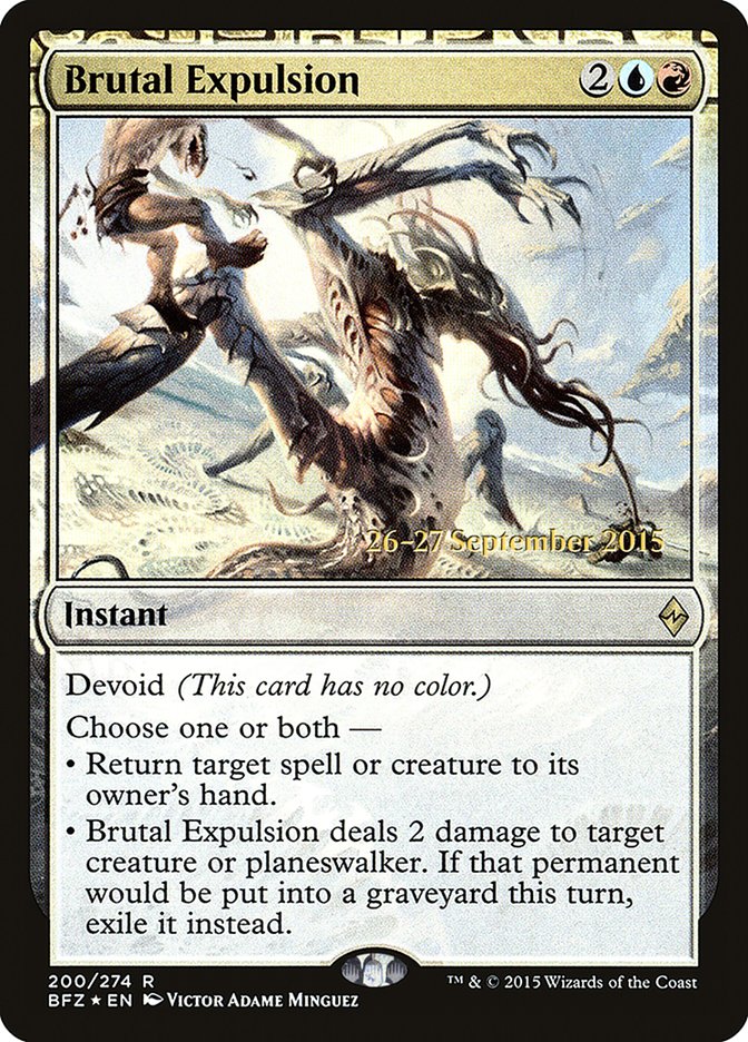 Brutal Expulsion [Battle for Zendikar Prerelease Promos] | Gamers Paradise