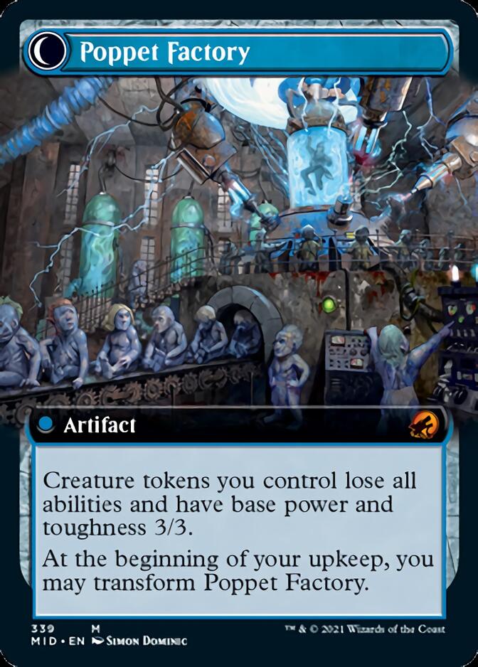 Poppet Stitcher // Poppet Factory (Extended Art) [Innistrad: Midnight Hunt] | Gamers Paradise