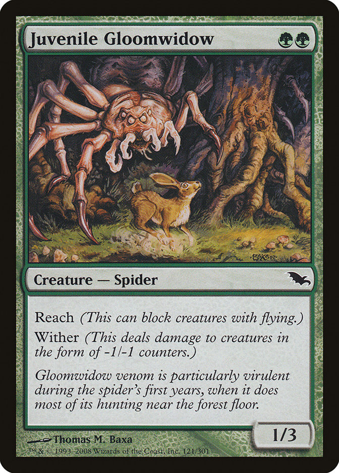 Juvenile Gloomwidow [Shadowmoor] | Gamers Paradise