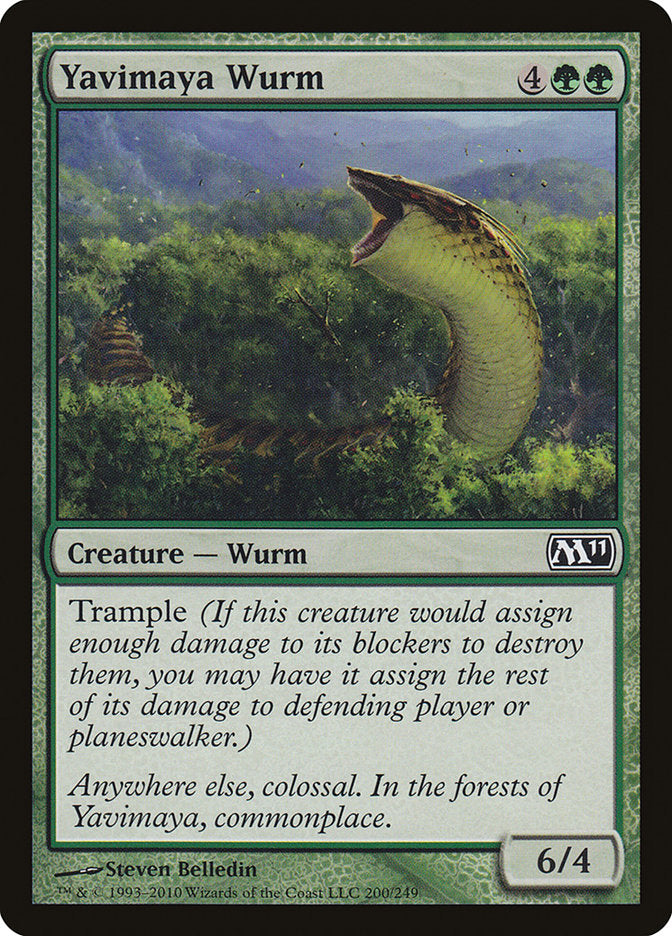 Yavimaya Wurm [Magic 2011] | Gamers Paradise