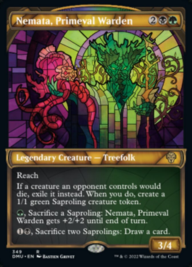 Nemata, Primeval Warden (Showcase Textured) [Dominaria United] | Gamers Paradise