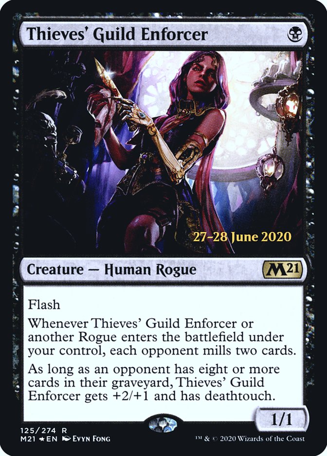 Thieves' Guild Enforcer [Core Set 2021 Prerelease Promos] | Gamers Paradise