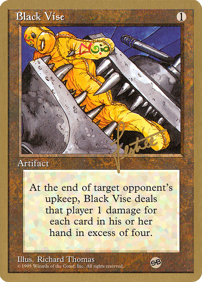 Black Vise (Bertrand Lestree) (SB) [Pro Tour Collector Set] | Gamers Paradise