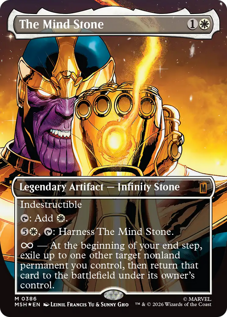 The Mind Stone (Borderless) [Marvel Super Heroes] | Gamers Paradise