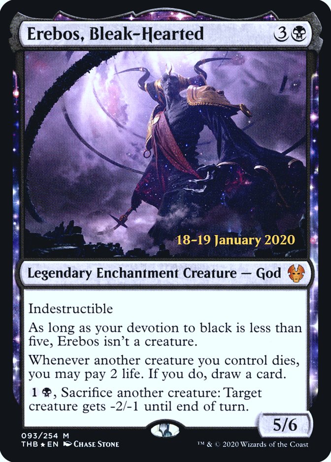 Erebos, Bleak-Hearted [Theros Beyond Death Prerelease Promos] | Gamers Paradise