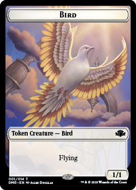 Elephant // Bird Double-Sided Token [Dominaria Remastered Tokens] | Gamers Paradise