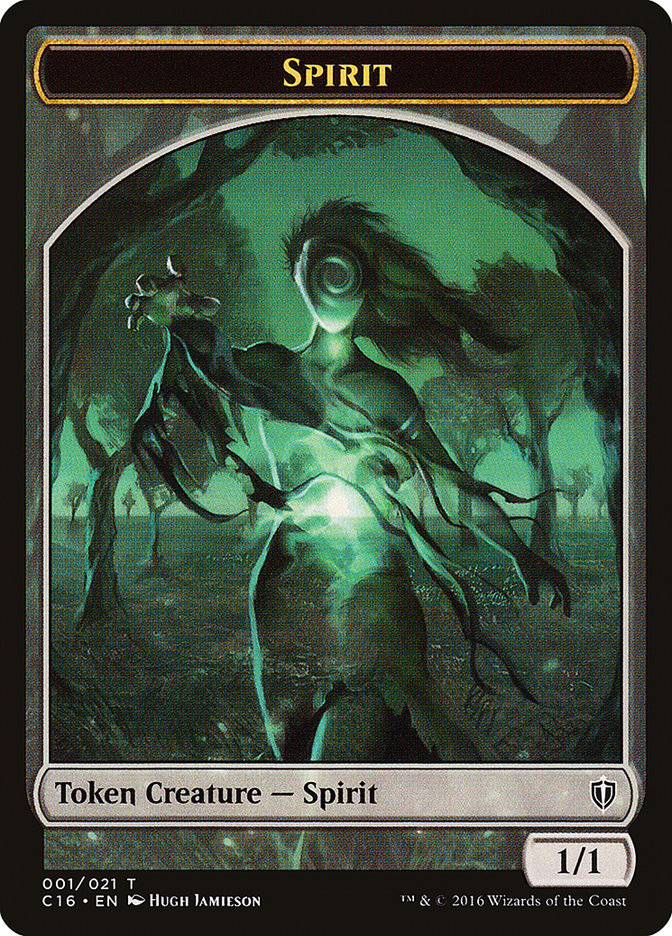Spirit Token (001/021) [Commander 2016 Tokens] | Gamers Paradise