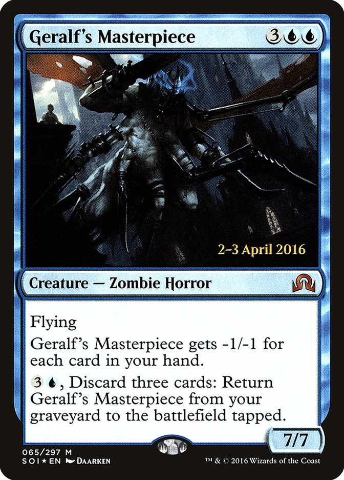 Geralf's Masterpiece [Shadows over Innistrad Prerelease Promos] | Gamers Paradise