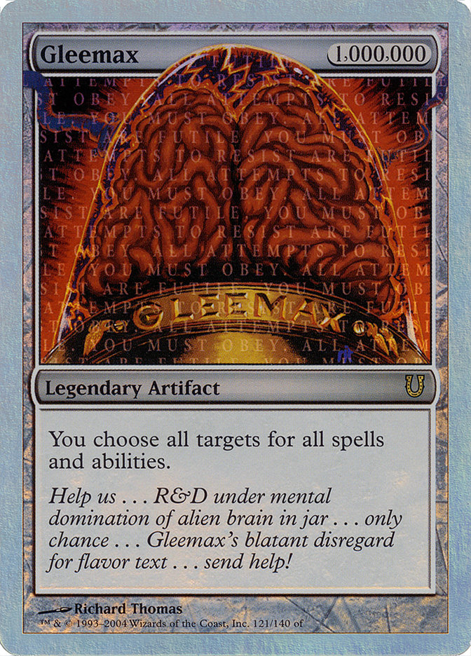 Gleemax (Alternate Foil) [Unhinged] | Gamers Paradise