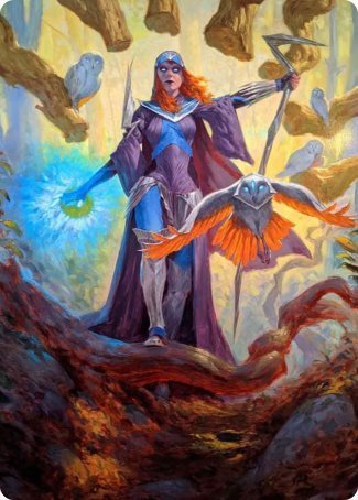Kasmina, Enigma Sage Art Card [Strixhaven: School of Mages Art Series] | Gamers Paradise
