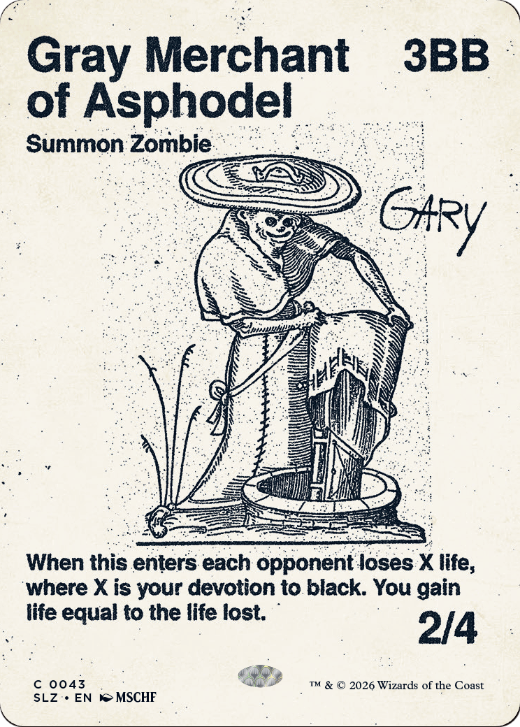 Gray Merchant of Asphodel (0043) [Secret Lair x MSCHF: The Zeta Set] | Gamers Paradise