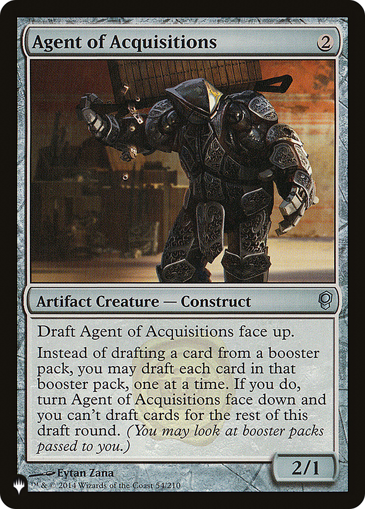 Agent of Acquisitions [The List Reprints] | Gamers Paradise