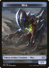 Eldrazi Spawn // Myr (007) Double-Sided Token [Double Masters Tokens] | Gamers Paradise