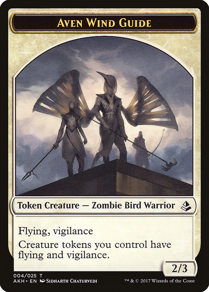 Aven Wind Guide // Hippo Double-Sided Token [Amonkhet Tokens] | Gamers Paradise