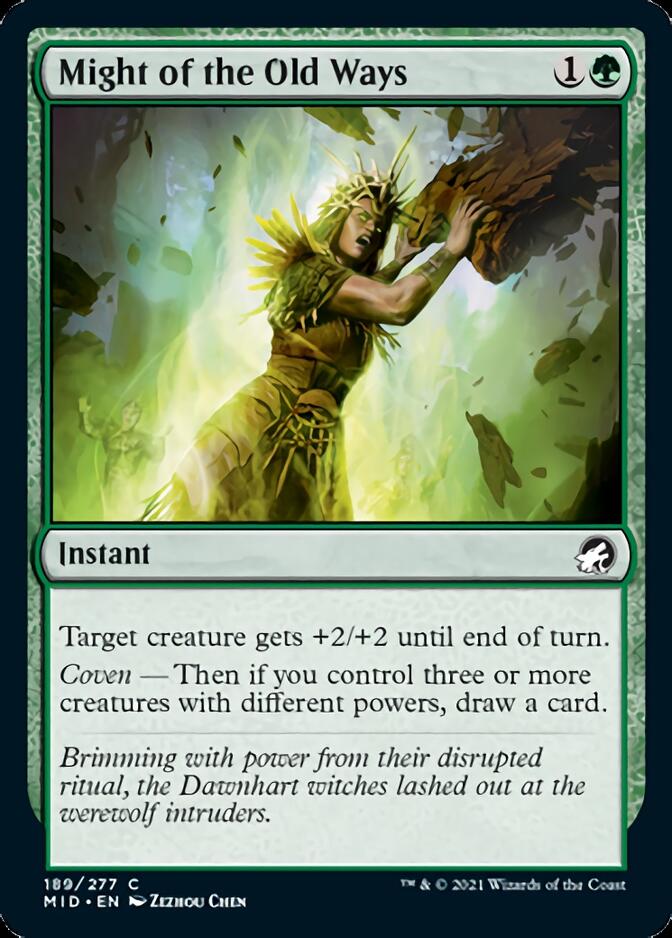 Might of the Old Ways [Innistrad: Midnight Hunt] | Gamers Paradise