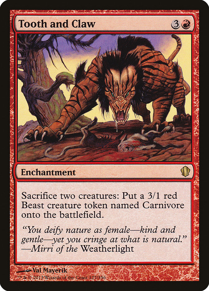 Tooth and Claw [Commander 2013] | Gamers Paradise