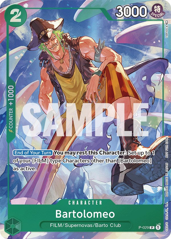 Bartolomeo (Event Pack Vol. 1) [One Piece Promotion Cards] | Gamers Paradise