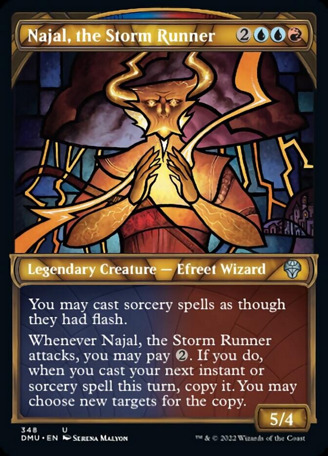 Najal, the Storm Runner (Showcase Textured) [Dominaria United] | Gamers Paradise
