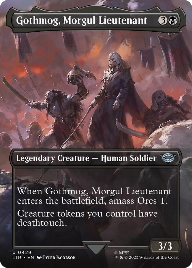Gothmog, Morgul Lieutenant (Borderless Alternate Art) [The Lord of the Rings: Tales of Middle-Earth] | Gamers Paradise