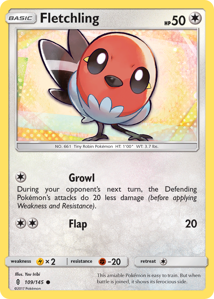 Fletchling (109/145) [Sun & Moon: Guardians Rising] | Gamers Paradise