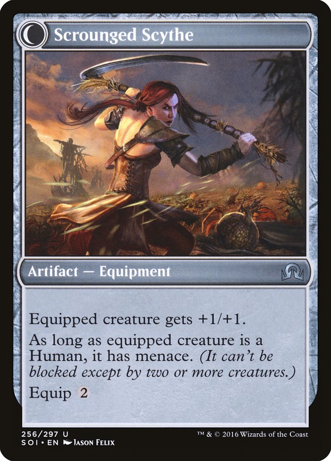 Harvest Hand // Scrounged Scythe [Shadows over Innistrad] | Gamers Paradise