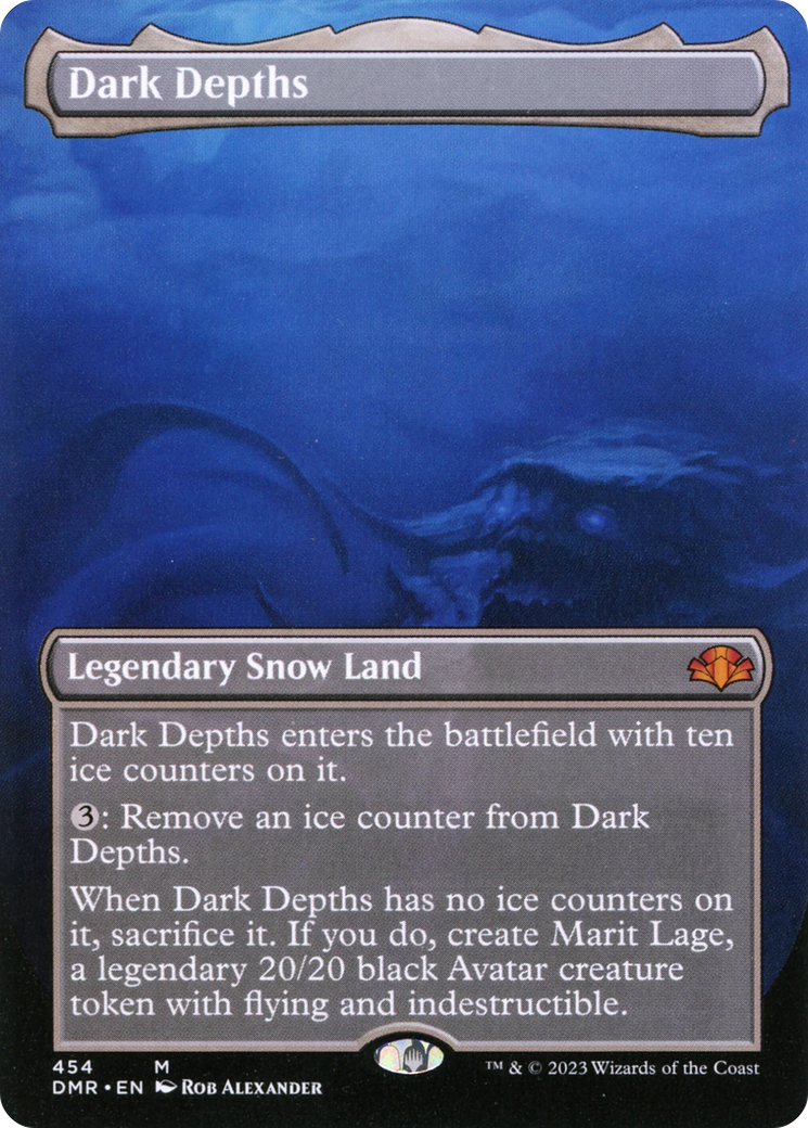 Dark Depths (Borderless Alternate Art) [Dominaria Remastered] | Gamers Paradise