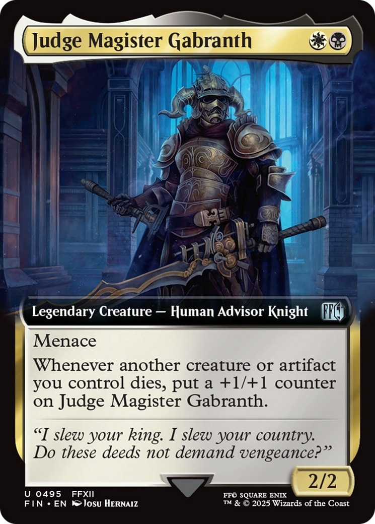 Judge Magister Gabranth (Extended Art) [FINAL FANTASY] | Gamers Paradise