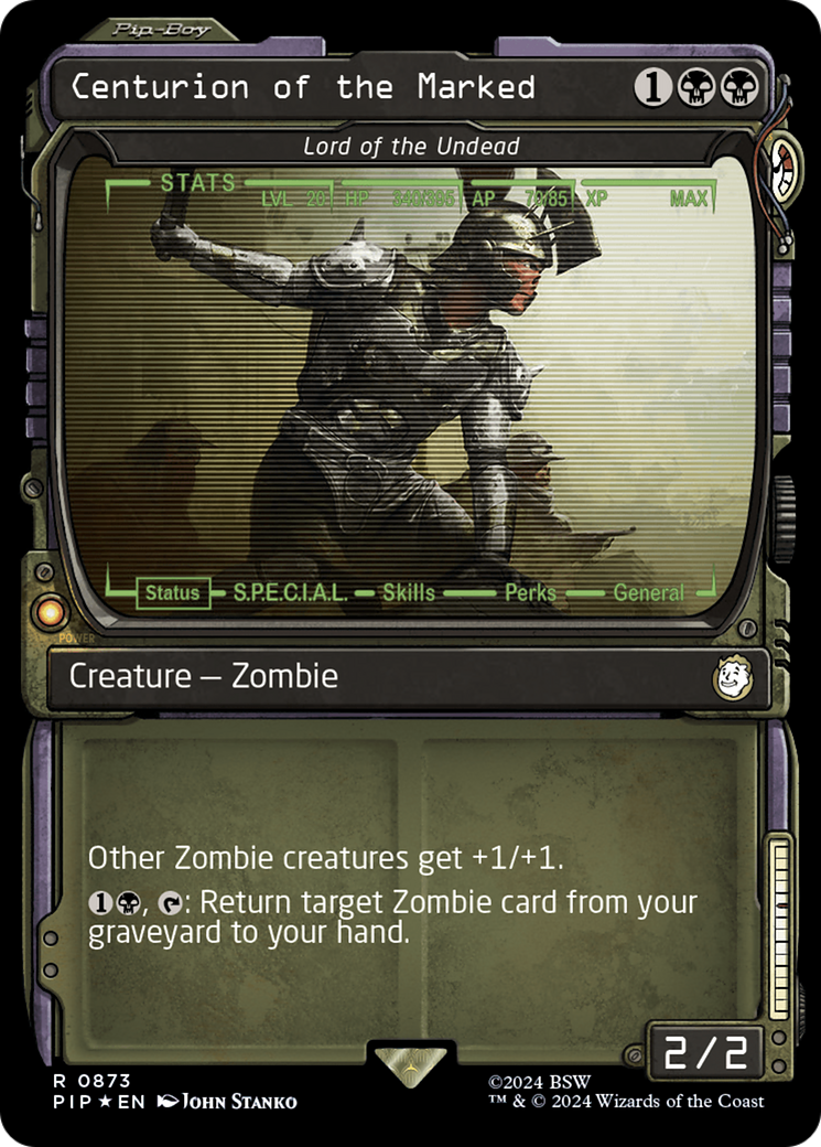 Centurion of the Marked - Lord of the Undead (Showcase) (Surge Foil) [Fallout] | Gamers Paradise