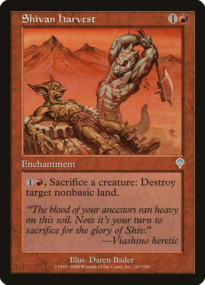 Shivan Harvest [Invasion] | Gamers Paradise