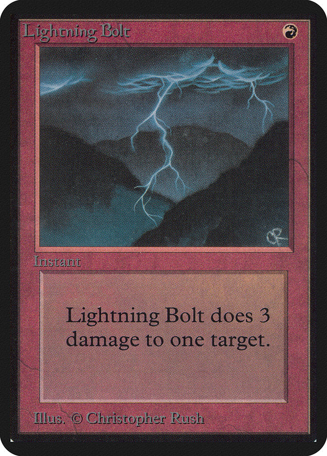 Lightning Bolt [Alpha Edition] | Gamers Paradise